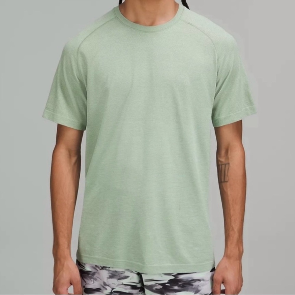LULULEMON LRLG/ATGN Green Metal Vent Tech SS 2.0 Shirt Men's